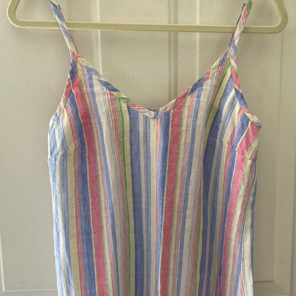 C&C California 100% Linen Maxi Sun Dress Size Small - Picture 10 of 10